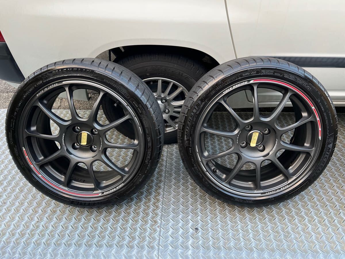 アバルト タイヤホイールセット 500 595 695用 ZE40 TIMEATTACKⅡ