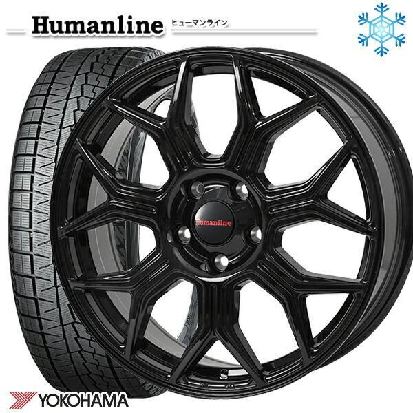 高崎 新品 冬セット ヒューマンライン HS-10M 16x6.5J +45 5H100 ヨコハマ アイスガード7 IG70 195/60R16インチ ウィッシュ等