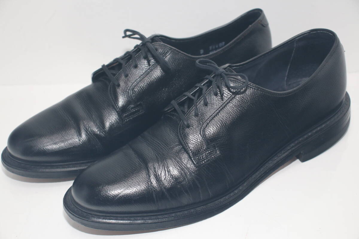 フローシャイム　プレーントゥ革靴◆29cm◆US11D◆USA製◆レザーソールシューズ◆FLORSHEIM◆ビンテージ◆USA購入◆S219