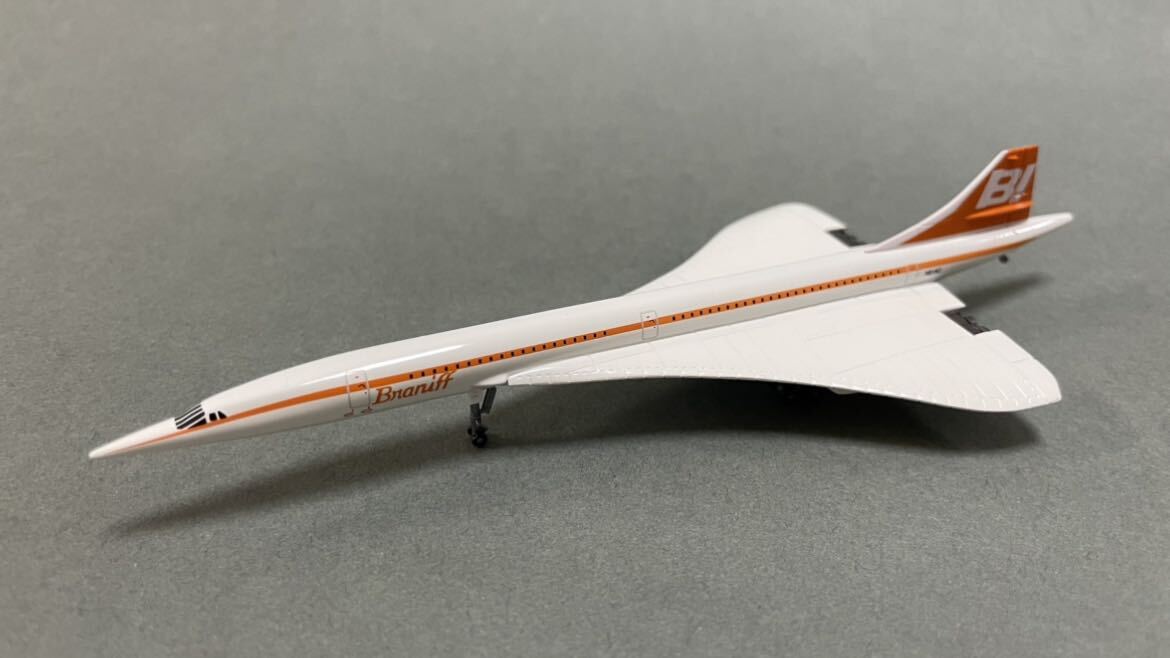 Jet-X [ JX091 ] Concorde Fantasy Braniff (ブラニフ) - Orange - ( 1/400 ) ジェットエックス