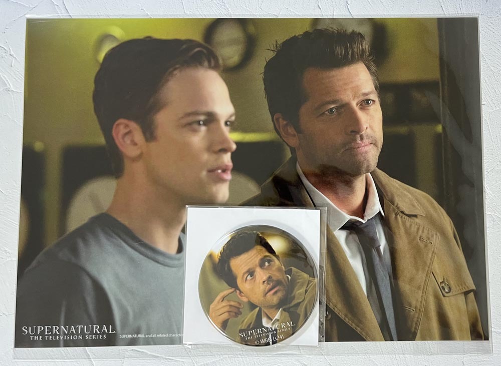 SUPERNATURAL スーパーナチュラル コトブキヤくじ A4クリアポスター＆缶ミラー カスティエル ジャック