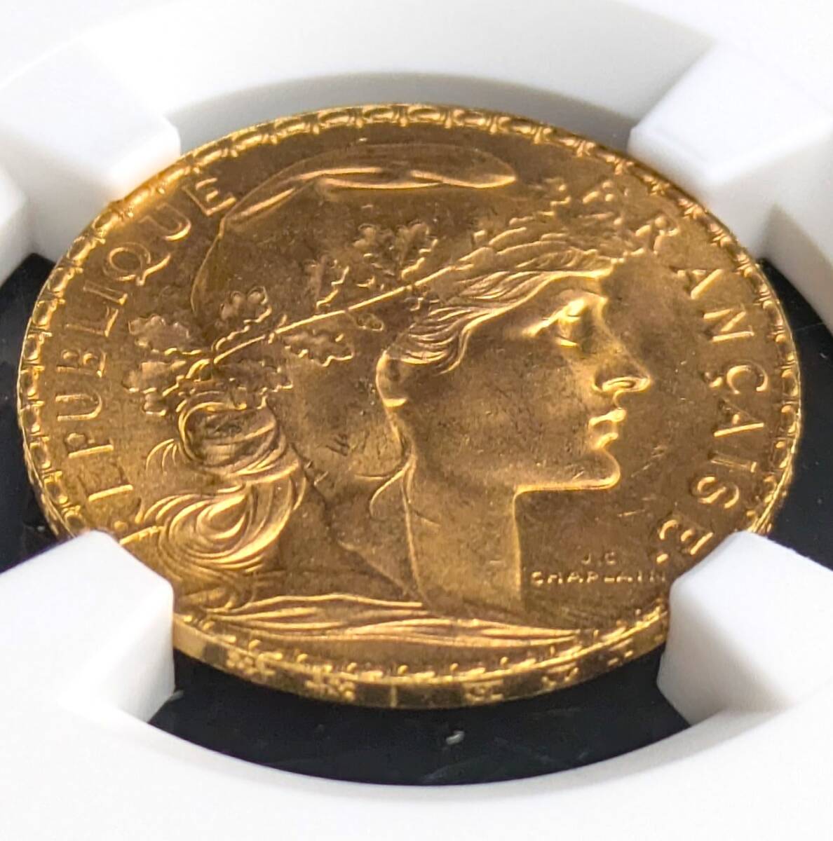 NGC MS66 1910年フランス マリアンヌ・ルースター NGC MS66 1910年フランス マリアンヌ・ルースター - メルカリ
