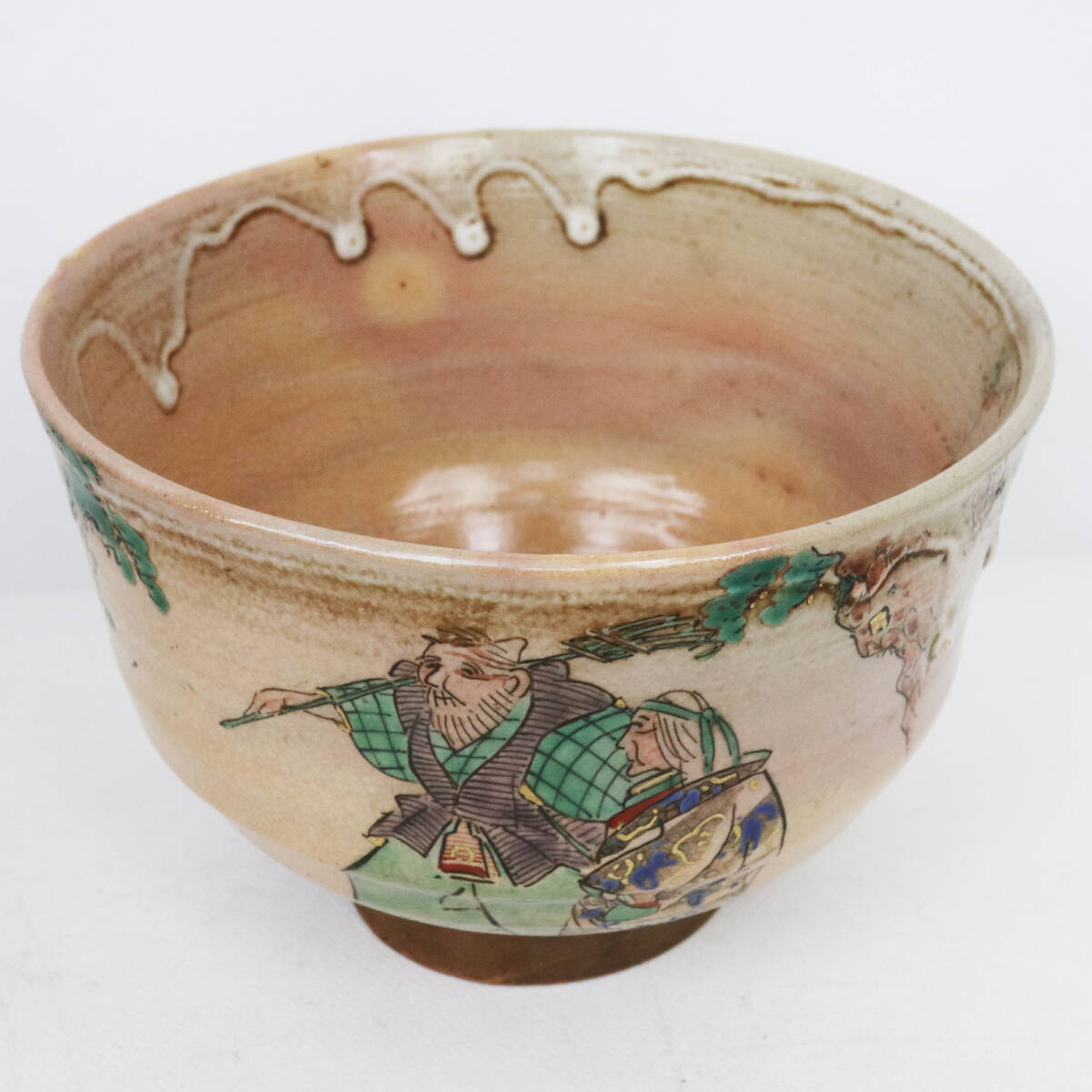 睦】嵯峨野大覚寺窯 「和泉良法」京焼 清水焼 茶道具 抹茶茶碗