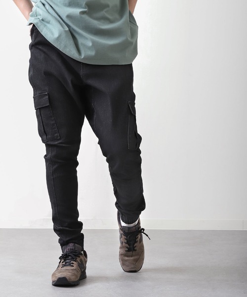 [ZIP FIVE] cargo pants MEDIUM black men's 