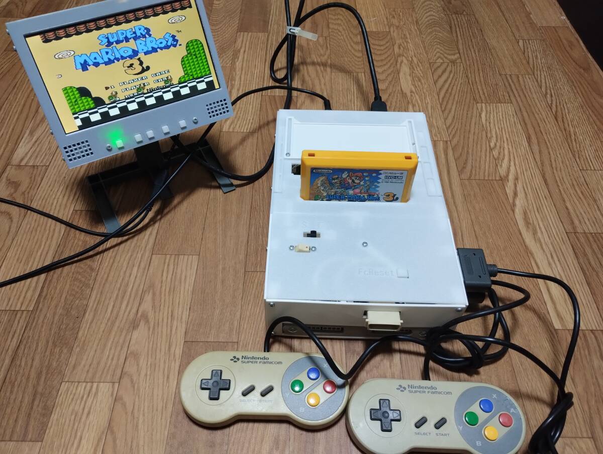 【美品】 スーパーファミコン ファミコン snes nes sfc fc HDMI 合体 本体