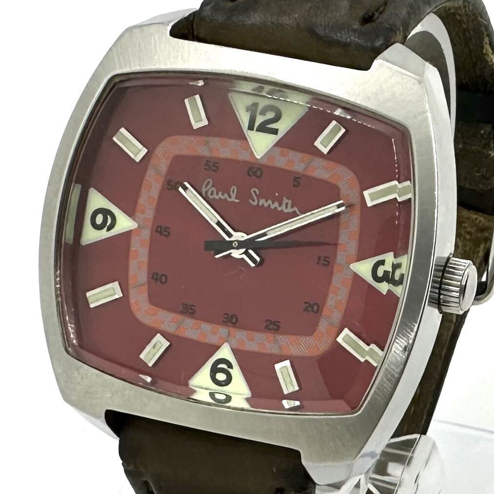 y553 稼働品 ポールスミス Paul Smith 8220-824709 メンズ 腕時計 自動巻き AT