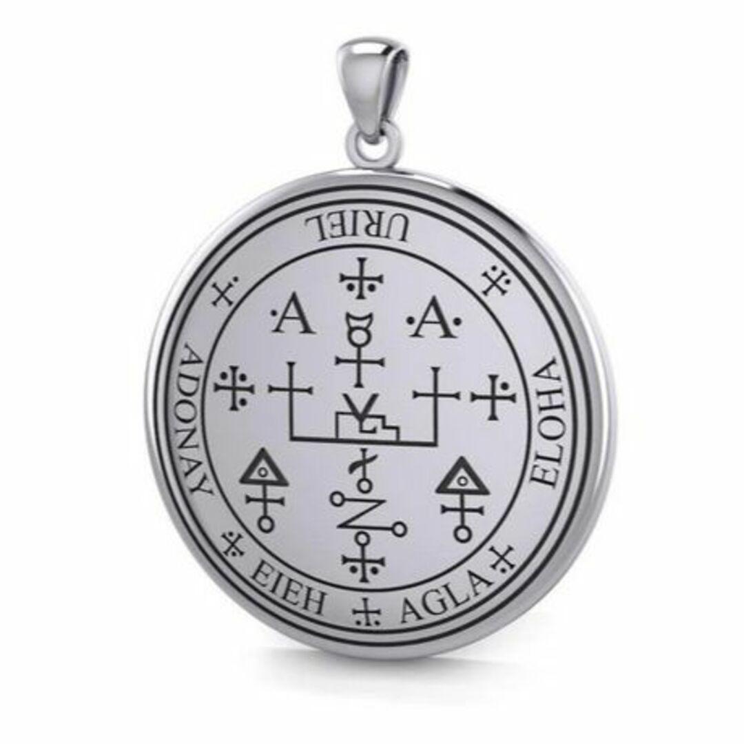 20-60代からのファッション通販  PS: Sigil of the Archangel Uriel 大天使ウリエル シルバー