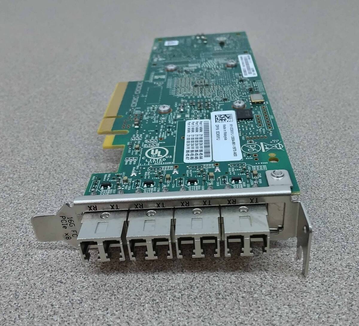 送料無料 Dell Qlogic QLE2694 16Gb FC SFP+ HBA カード ホストバスアダプタ DXNYJ Dell Storage コントローラ ファイバチャネルアダプタ