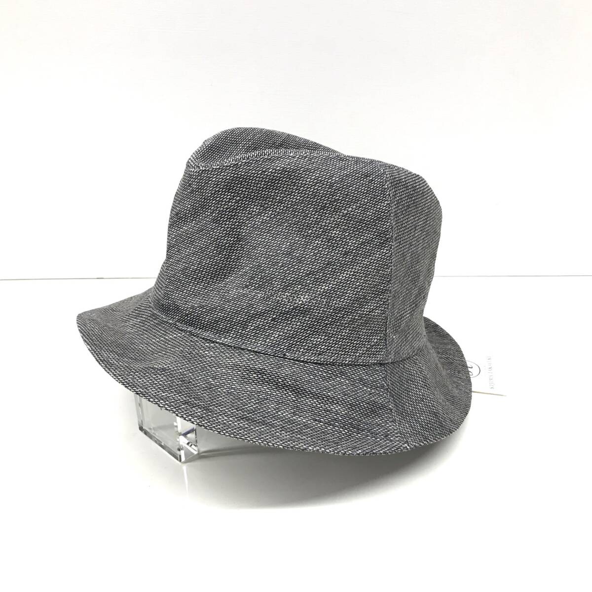 KZ8542★KIJIMATAKAYUKI : 中折れペーパーハット★2★グレー系 定価￥12000+税 キジマタカユキ_画像1