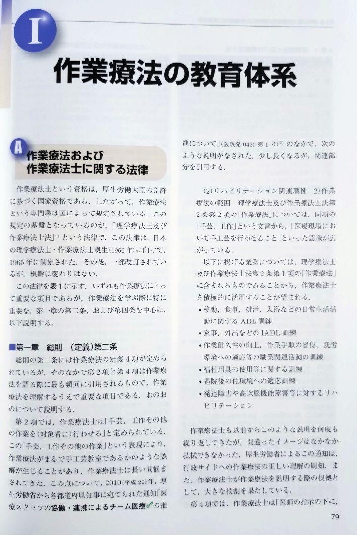 作業療法評価学　基礎作業学　標準作業療法学 分野 : OT 作業療法学概論 作業療法評価学 基礎作業学 標準作業療法学 分野 : OT 作業療法学