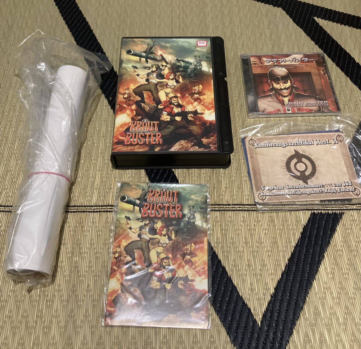 ネオジオ新品未使用　NG DEV TEAM KRAUT BUSTER クラウトバスター希少ネオジオ snk neogeo super rare 激レアアイテム brand new NEOGEO