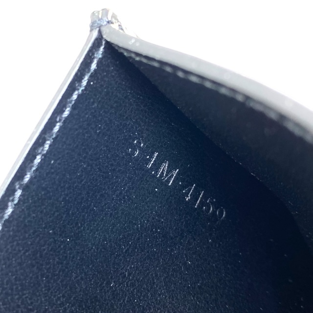 [ прекрасный товар ]CELINE Celine футляр для карточек чехол для пропуска compact Logo общий рисунок Leopard рисунок леопардовая расцветка кожа белый черный 