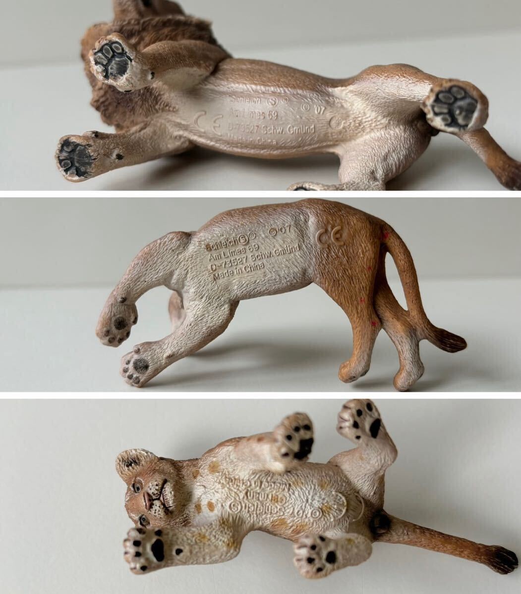 シュライヒ Schleich ライオン 親子 オス メス 仔 動物 シュライヒ Schleich ライオン 親子 オス メス 仔 動物
