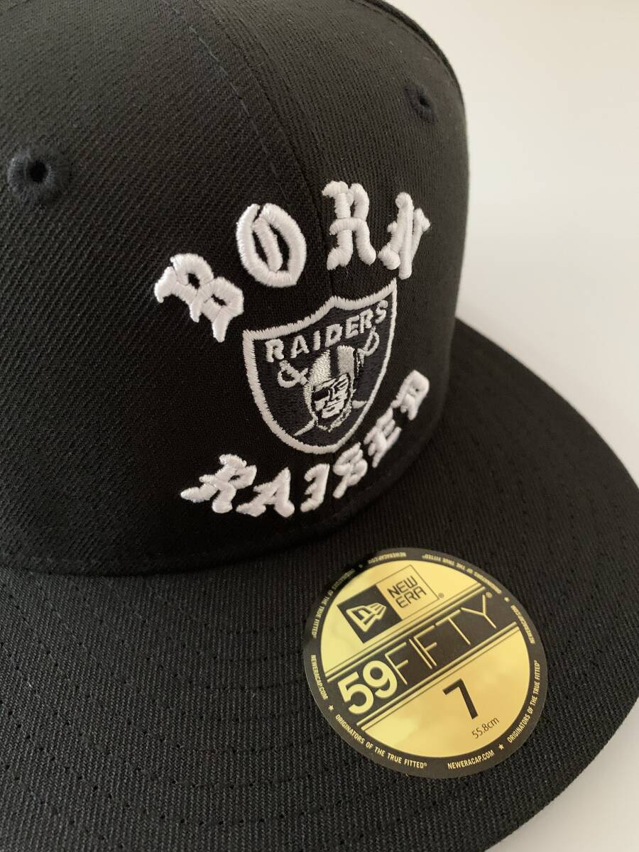 Born X Raised × NFL NEW ERA + RAIDERS FITTED ROCKER HAT