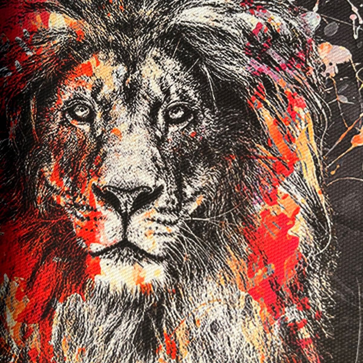 キャンバスプリントアートライオン 絵画 額付き インテリア キャンバスプリントアートライオン 絵画 額付き インテリア