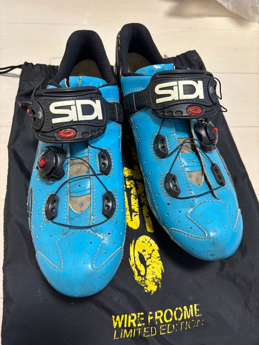 SIDI ロードシューズ 42 青/白 SIDI ロードシューズ 42 青/白