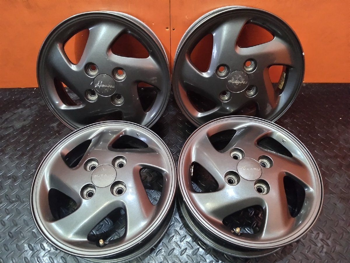 SUBARU スバル プレオ 純正ホイール 13インチ 4本 4J4HPCD100+45 SUBARU スバル プレオ 純正ホイール 13インチ 4本 4J4HPCD100+45