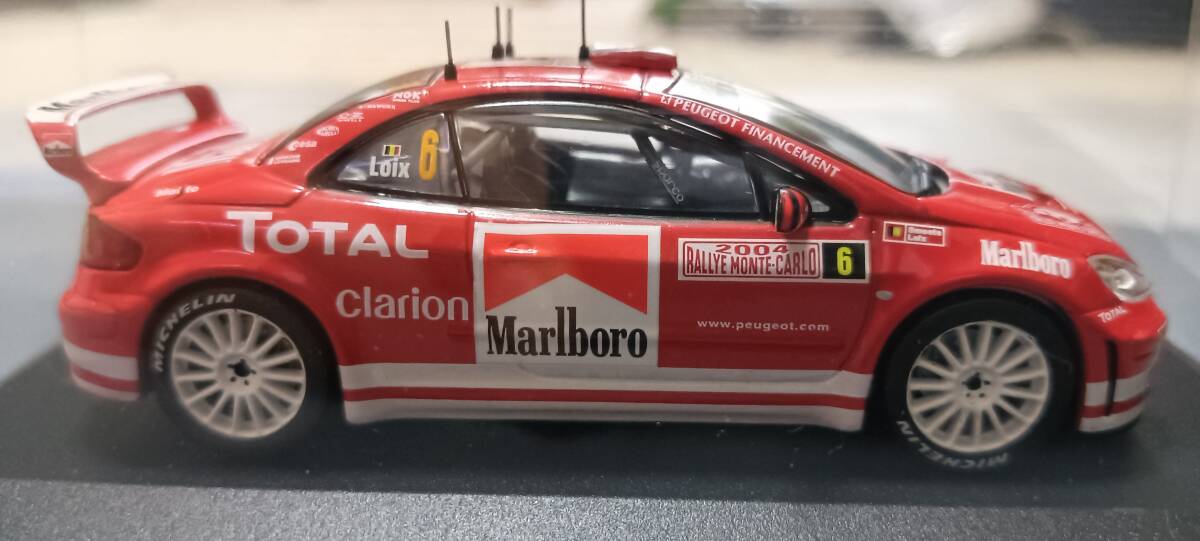 1/43 プジョー３０７WRC モンテカルロラリー2004(カスタム仕様)