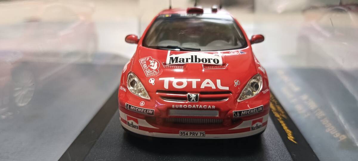 1/43 プジョー３０７WRC モンテカルロラリー2004(カスタム仕様)