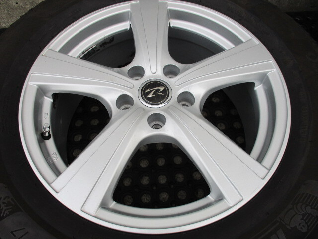 ( winter / cheap outright sales )set!! Weds Treffer (17x7+40 5H/114,3) (MICHELIN X-ICE 3+) 225/65R17 Harrier LEXUS RX NX X-trail RAV4 other .