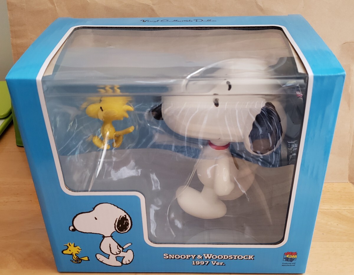 VCD メディコム トイ PEANUTS スヌーピー＆ウッドストック フィギュア 1997 Ver. UDF