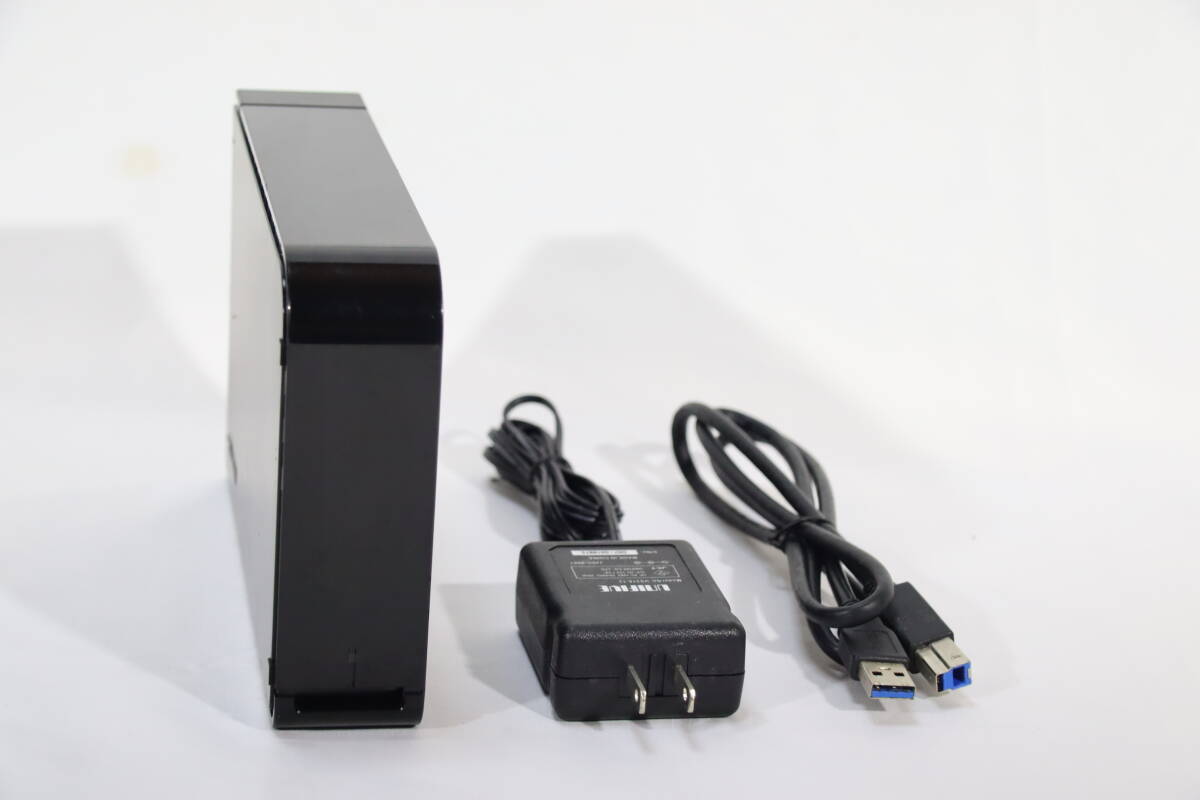 外付けハードディスク　3TB　BUFFALO　バッファロー　HD-LBV3.0TU3/N　黒色　USB3.0 (USB2.0対応)　動作品