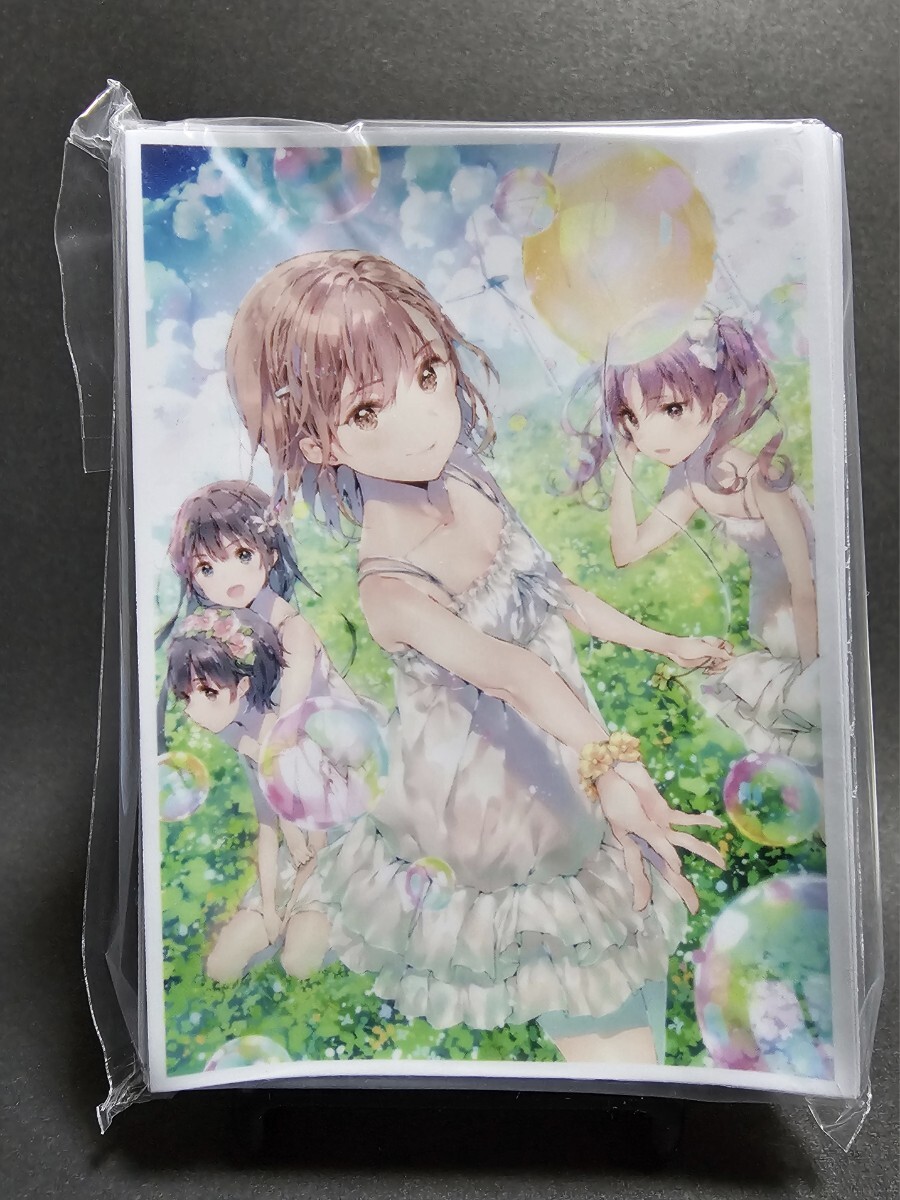 未開封 スリーブ とある科学の超電磁砲 御坂美琴 白井黒子 初春飾利 佐天涙子 A