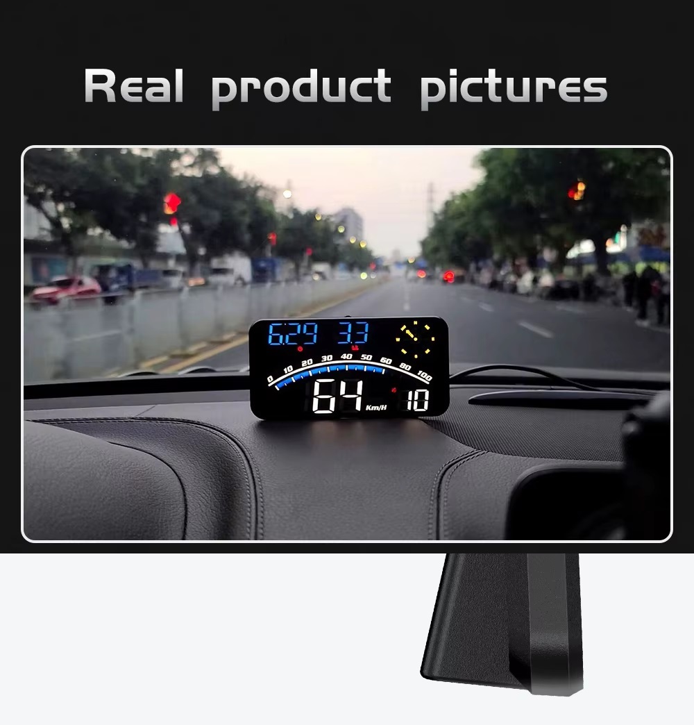  универсальный неоригинальный G10 GPS мульти- измерительный прибор HUD мотоцикл машина установленный позже экран GPS переднее стекло передняя фара li мой nda- температура воды km/h mph X115