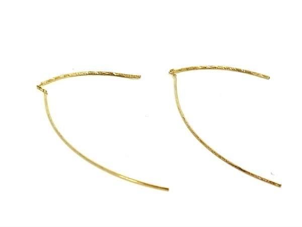 ■美品■ agete アガット ピアス アクセサリー レディース ゴールド系 DE5591