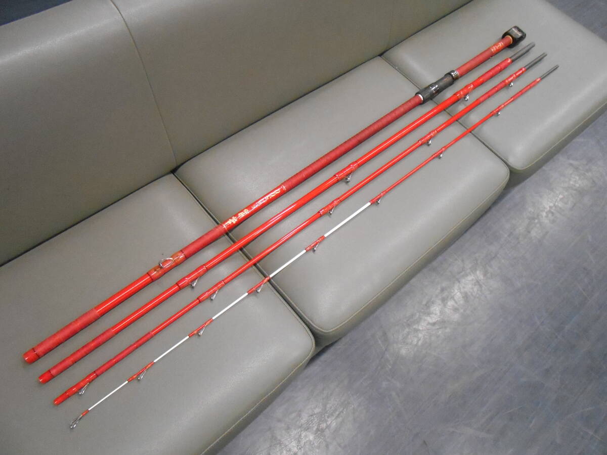 釣武者名竿 石鯛竿 赤鬼ゼロ500 中古のお品です。石鯛、石垣鯛 釣武者名竿 石鯛竿 赤鬼ゼロ500 中古のお品です。石鯛、石垣鯛