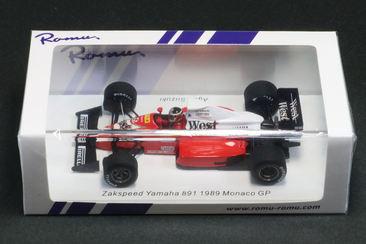 ROMU044 ロム特注スパーク 1/43 ザクスピード 891 ヤマハ モナコ ROMU044 ロム特注スパーク 1/43 ザクスピード 891 ヤマハ モナコ