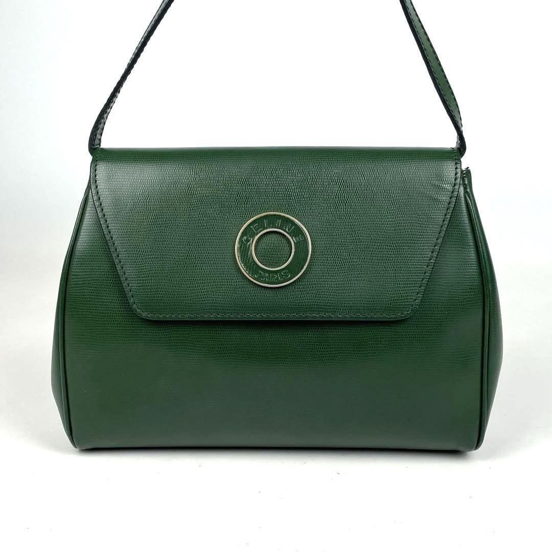 美品 CELINE セリーヌ ショルダーバッグ 2way サークルロゴ 美品 CELINE セリーヌ ショルダーバッグ 2way サークルロゴ