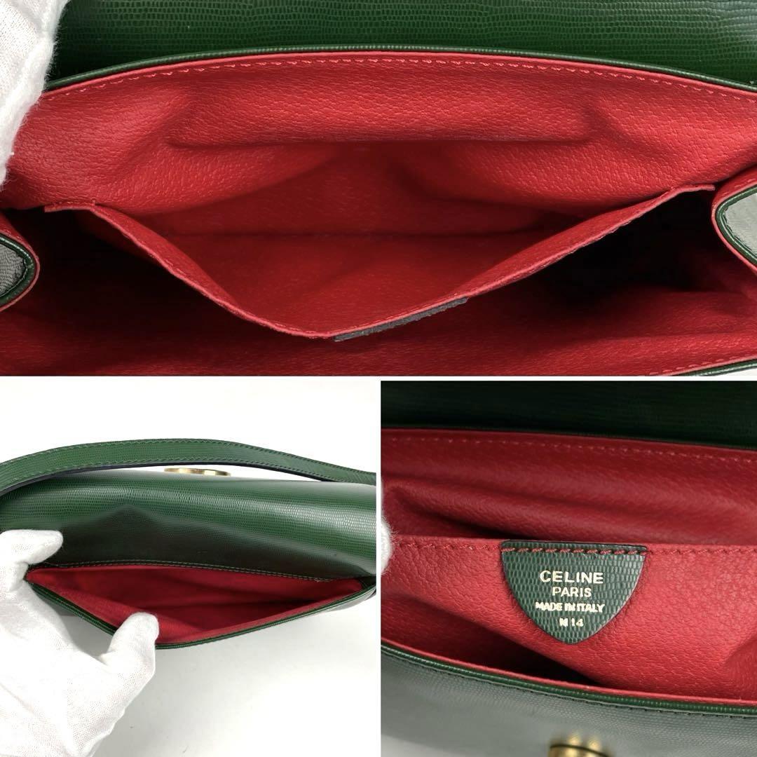 美品 CELINE セリーヌ ショルダーバッグ 2way サークルロゴ 美品 CELINE セリーヌ ショルダーバッグ 2way サークルロゴ