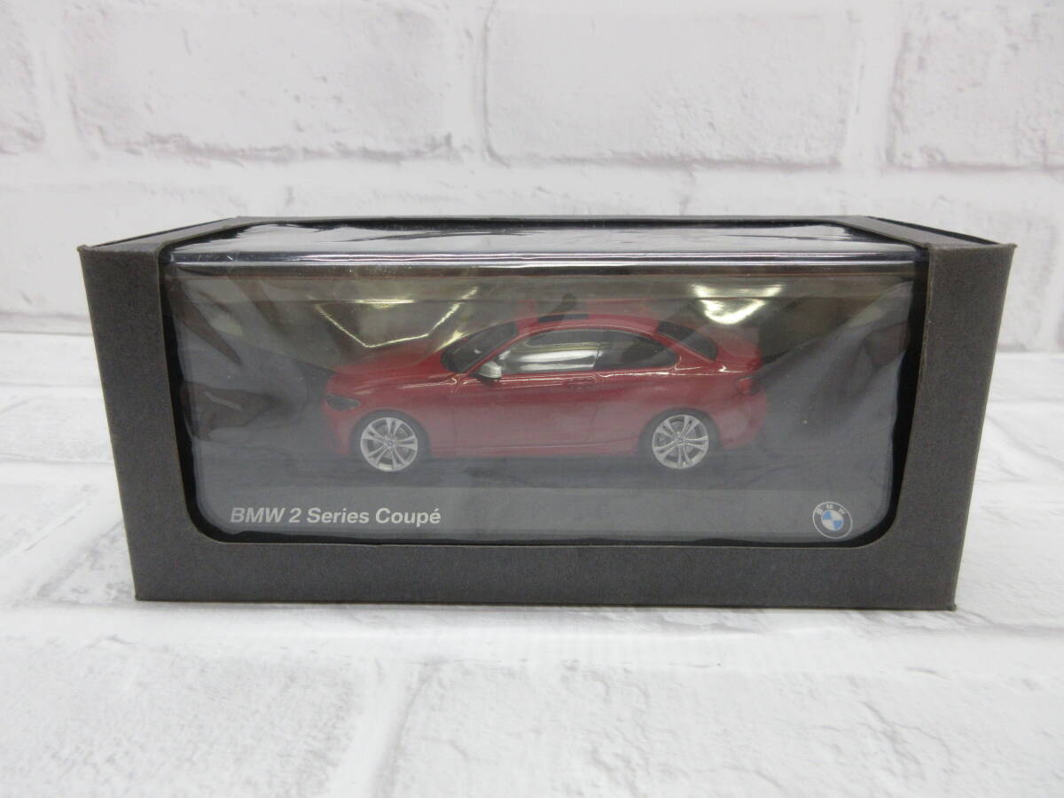 ミニカー 1/43 BMW 2シリーズ 2series クーペ レッド ディーラー