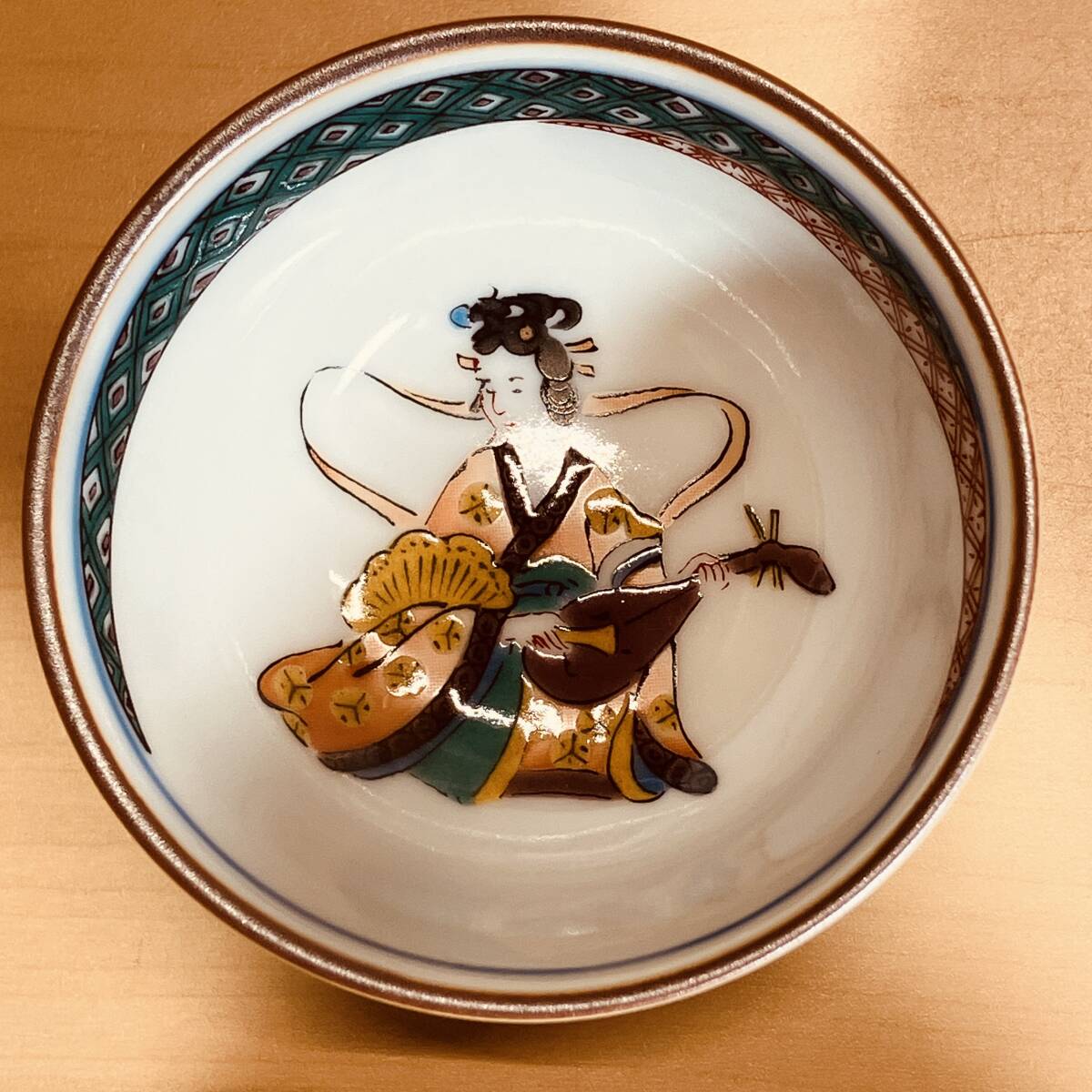 九谷焼 七福神 組盃 木箱入