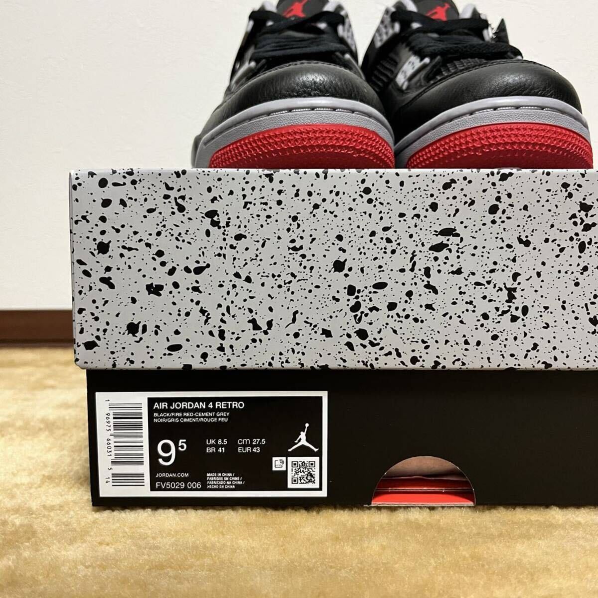 未使用 US9 5 国内正規品 NIKE AIR JORDAN 4 RETRO 27 5cm タグ 未使用 US9 5 国内正規品 NIKE AIR JORDAN 4 RETRO 27 5cm タグ