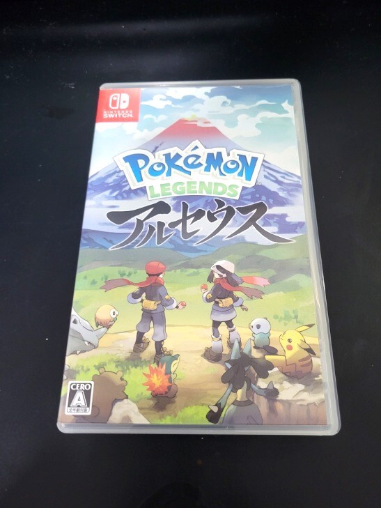 【中古 美品】 Pokemon LEGENDS アルセウス ポケモン　レジェンズ　アルセウス Switch スイッチ　ソフト