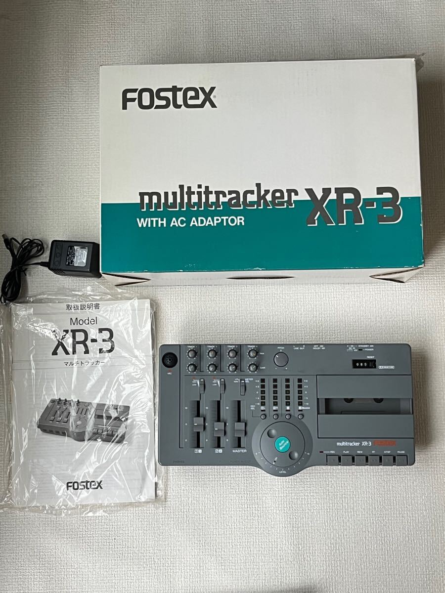 Fostex XR-3 マルチトラッカー 美品 Yahoo!オークション - FOSTEX XR-3 multitracker カセットテープ