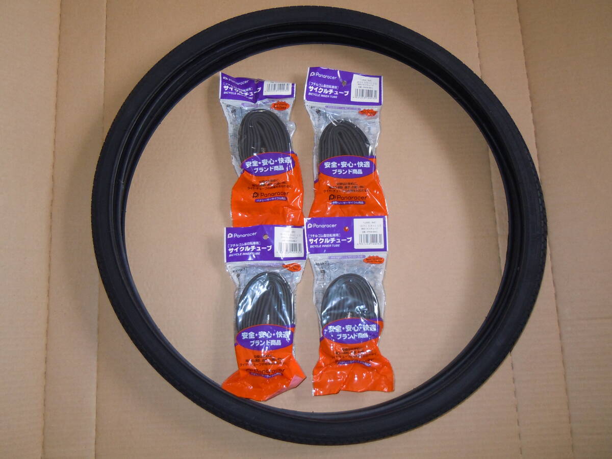 sagisaka26×1 3/8 bicycle tire 26 type black tire WO14462 panama Racer P tube 26×1 3/8 britain type valve(bulb) 