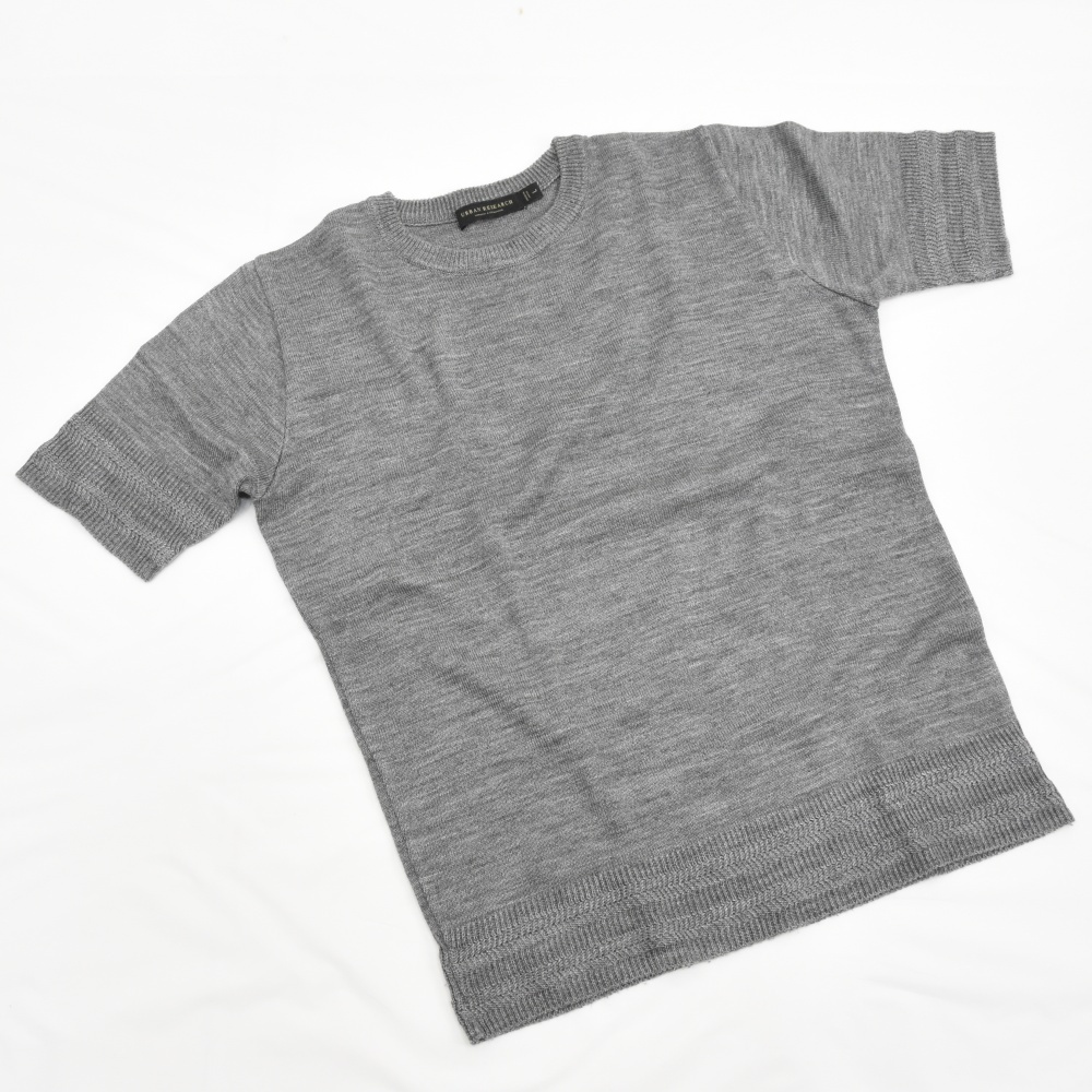 ◇美品◇アーバンリサーチ◇半そでウールニットカットソー◇サイズL◇グレー◇URBAN RESEARCH◇