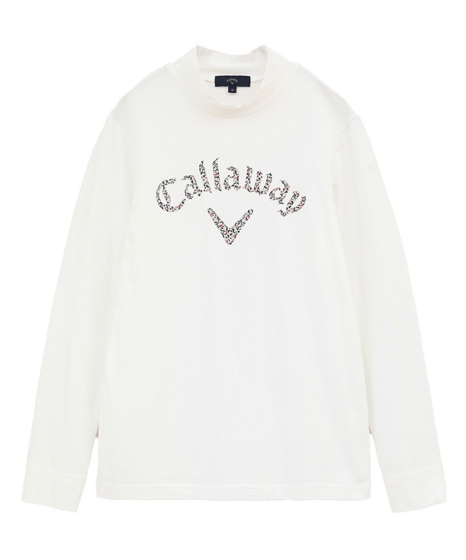 ‡新品キャロウェイ(Callaway) ゴルフウェア 長袖シャツ フラワーロゴモックネック長袖シャツ C23233201 【国内正規品】
