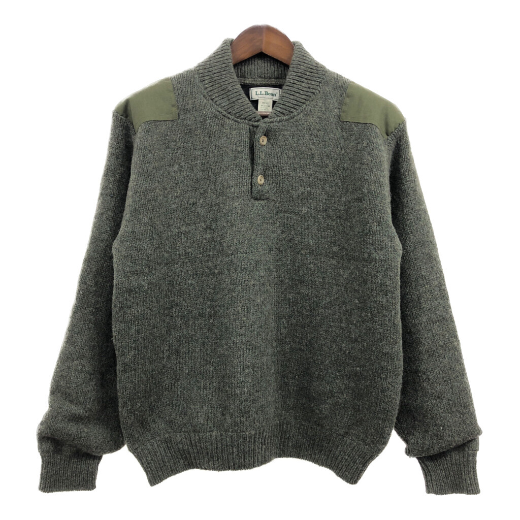 ファッション好きが選ぶ人気ブランドランキング エルエルビーン L.L.Bean USA製 90年代 ウール Q2775 古着 中古 MEDIUM) (メンズ グリーン アウトドア セーター ニット 男性用