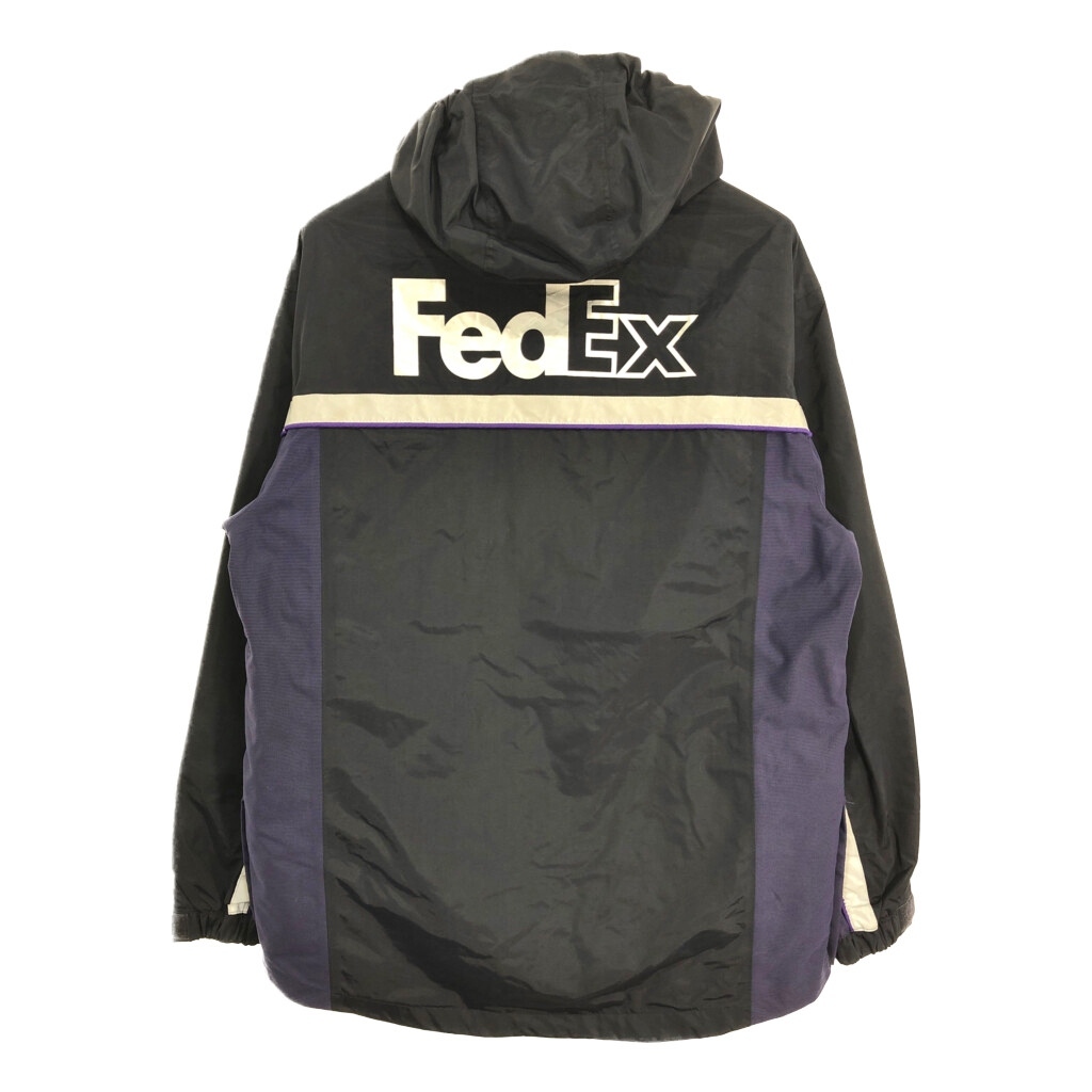 FedExfe Dex nylon jacket enterprise Logo navy ( men's L) used old clothes S2788