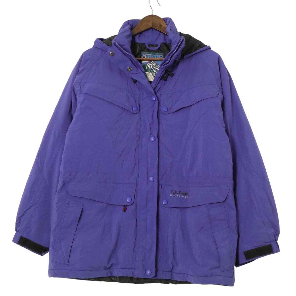 【新作入荷!!】 (レディース アウトドア PRIMALOFT マウンテンパーカー GORE-TEX Col North エルエルビーン L.L.Bean 90年代 MEDIUM) A2104 古着 中古 女性用