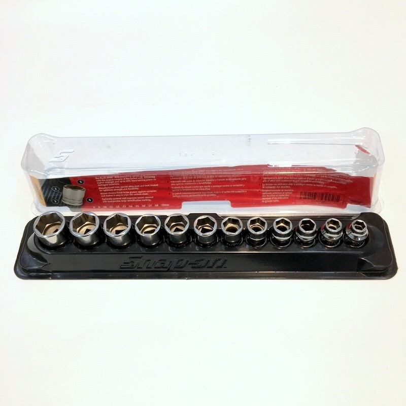 Snap-on 3/8 FDX ショートソケットセット8~19mm スナップオンsnap on 3/8 FDX ショートソケット