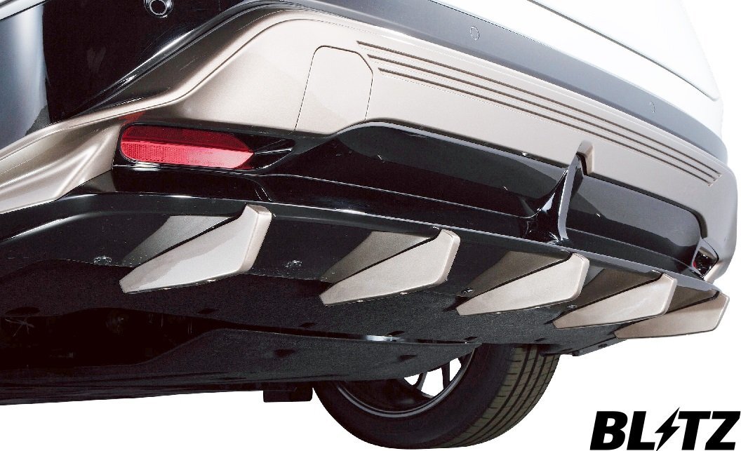 【M’s】 日産 アリア ARIYA FE0 SNFE0 AM67 (2021.06-) BLITZ リア ディフューザー FRP 未塗装 ブリッツ エアロ パーツ 部品 リヤ 60433_画像1