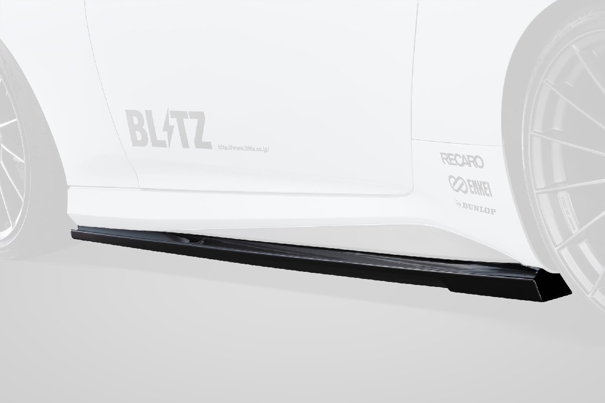 【M’s】 RZ34 フェアレディZ (2022/04-) BLITZ リアサイドスポイラー 左右 FRP 艶黒塗装済 ブリッツ エアロ パーツ 部品 カスタム 60445_画像7