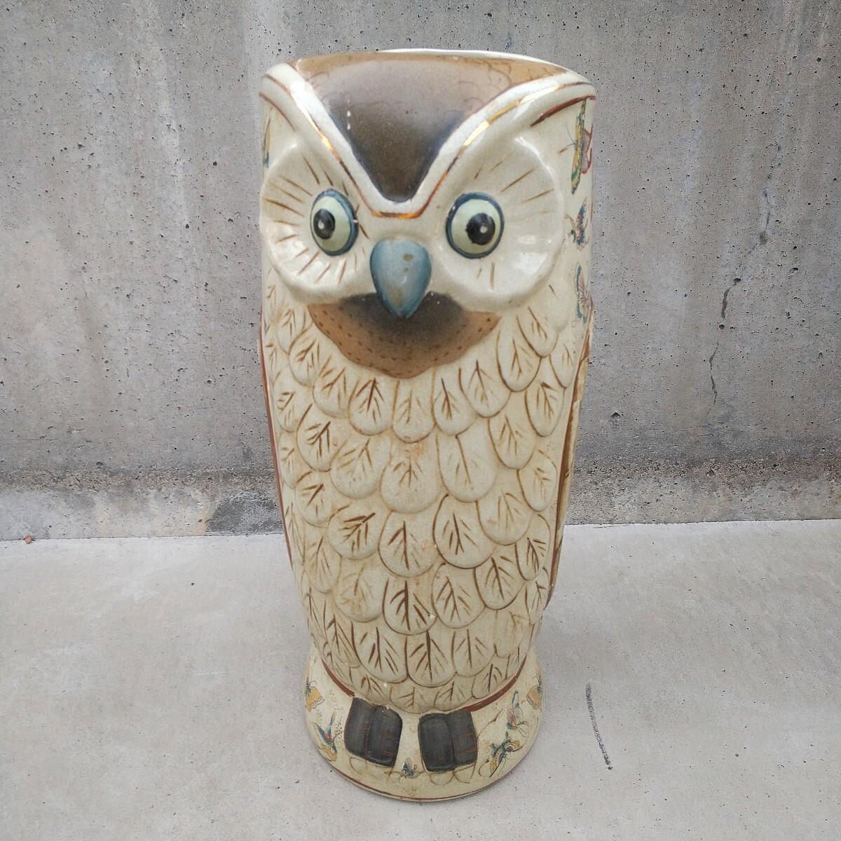 益子焼　大輪の南洋花図深鉢　有名作家物 益子焼 大輪の南洋花図深鉢 有名作家物 益子焼 大輪の