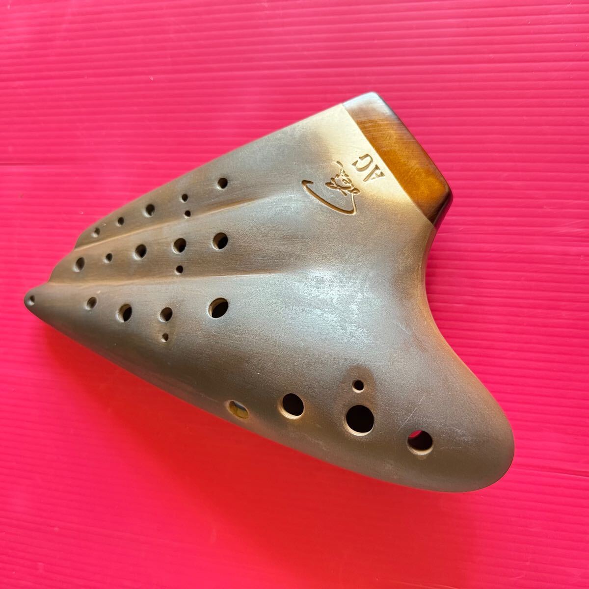 オカリナ・トリプル素焼ナチュラルAG管・新品未使用品 フォーカ オカリナ・トリプル素焼ナチュラルAG管・新品未使用品 フォーカ