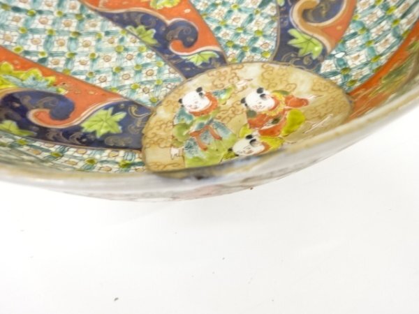 △60Q673△中国泰合興造色彩花蝶文花鉢/小鉢・盆栽鉢/